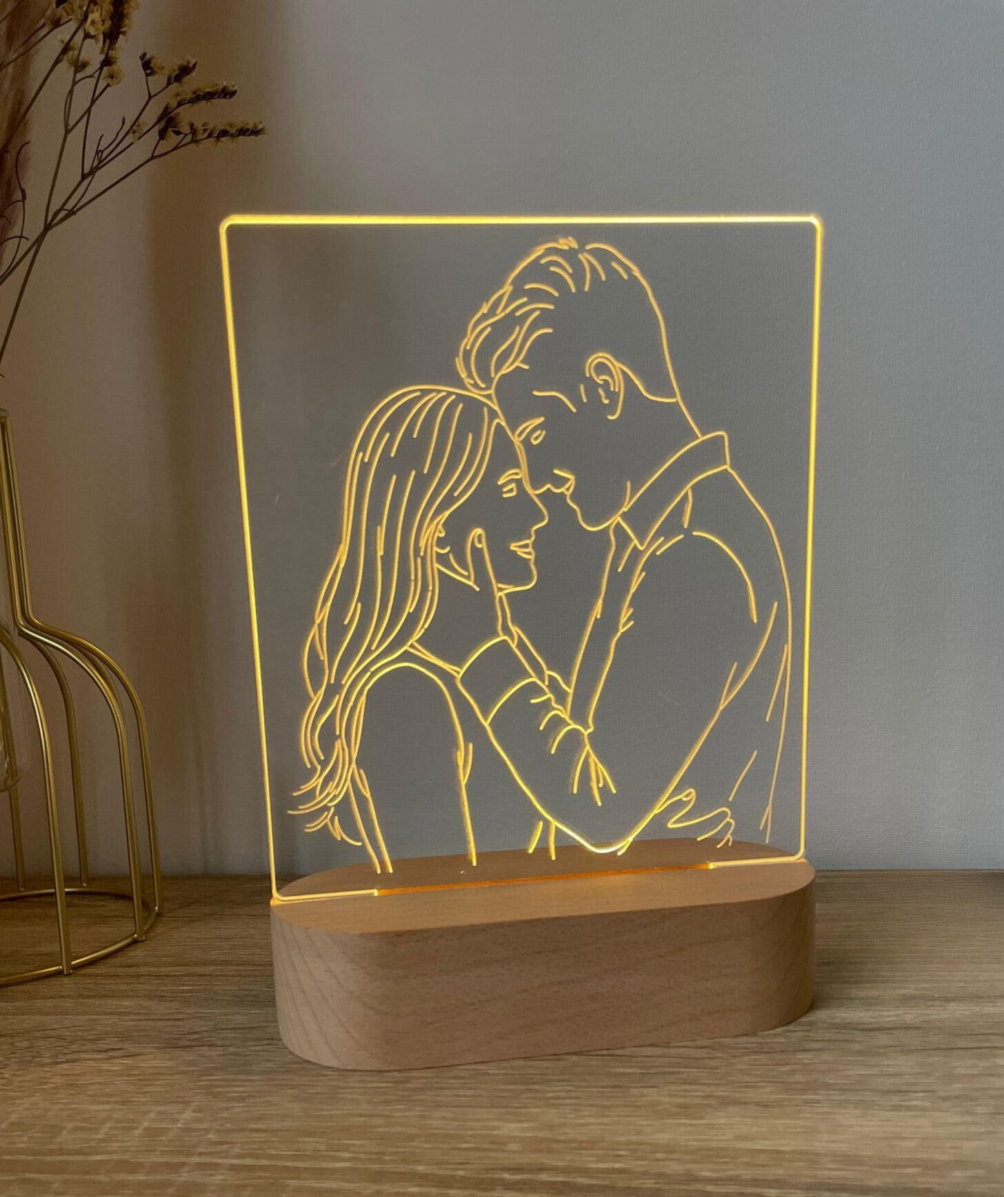 AuraLine™ — Lampe Line Art