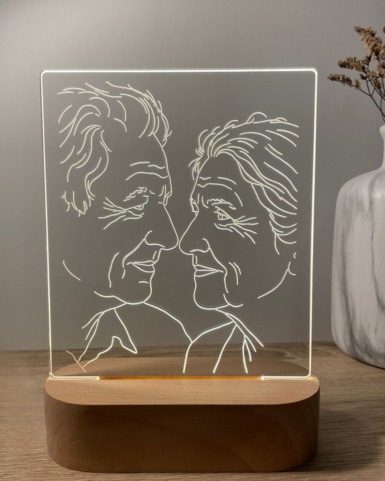 AuraLine™ — Lampe Line Art