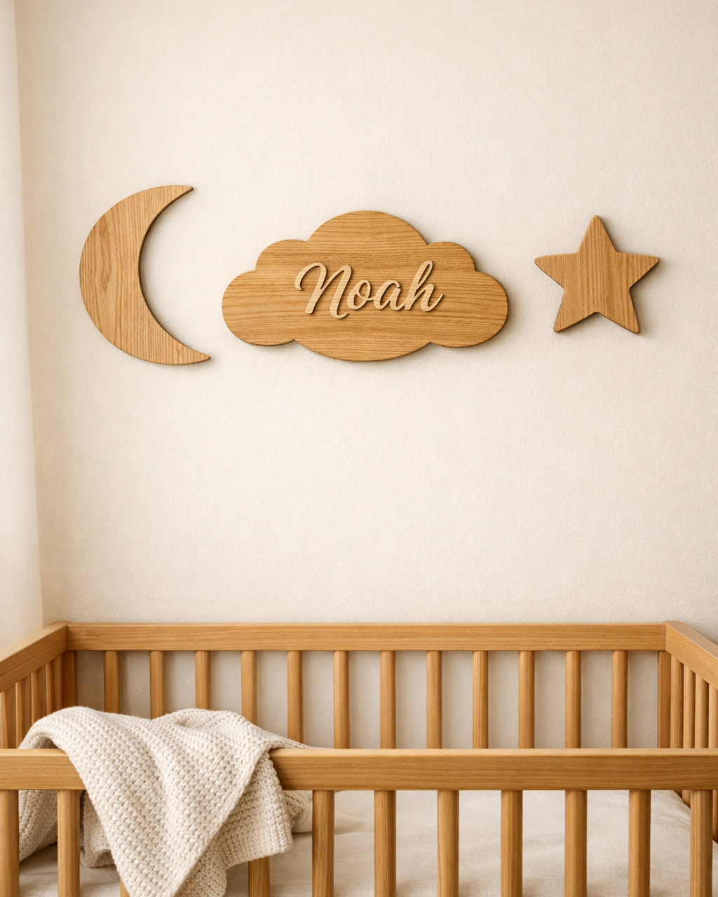 Nursery Wall Art Set — With Name