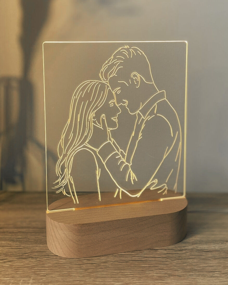 AuraLine™ — Lampe Line Art